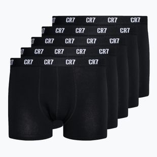 Pánské boxerky CR7 Basic Trunk 5 párů black