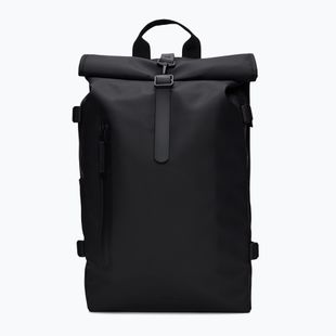 Batoh Rains Rolltop Rucksack Large 23 l black