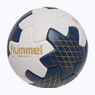 Míč na házenou Hummel Star Mach off white/marine/gold velikost 3