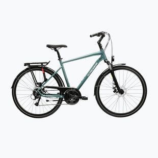 Pánské trekingové kolo KROSS Trans 3.0 green/silver/gloss