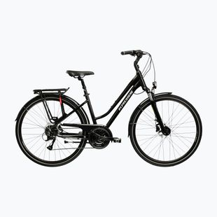 Dámské trekové kolo KROSS Trans 4.0 In black/silver/gloss