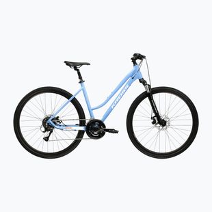 Dámské krosové kolo KROSS Evado 3.0 In blue/white/gloss