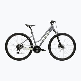 Dámské krosové kolo KROSS Evado 3.0 In grey/green/gloss