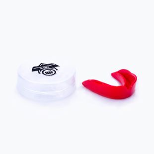 Chrániče čelistí + krabička Bushido red Arm-100018-RED