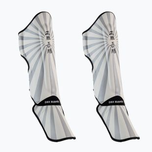 Chrániče holeně a chodidla Bushido Japan bílé Sp-10V3-XL