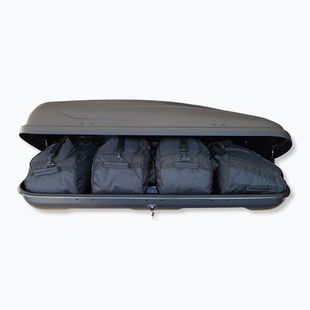 KJUST Interpack Traxer 5.6 sada střešních boxů 4 ks černá