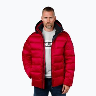 Pánská zimní bunda Pitbull Barles Ribstop Padded Hooded red