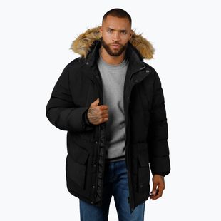 Pánská bunda Pitbull Forest Hooded Parka black