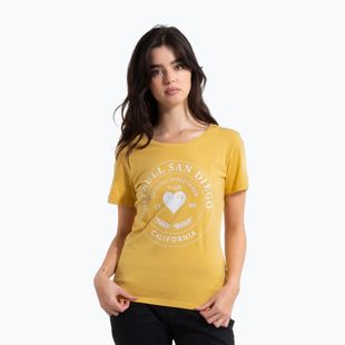 Dámské tričko Pitbull Heartie pale yellow