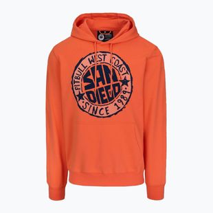 Mikina Pitbull San Diego Sun Hooded Sweatshirt bright salmon