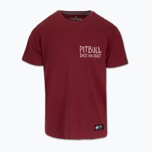 Pánské tričko Pitbull Shot For Shot burgundy