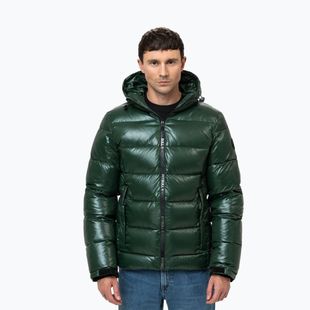 Pánská zimní bunda Pitbull Pepperwood Ribstop Padded Hooded black/green