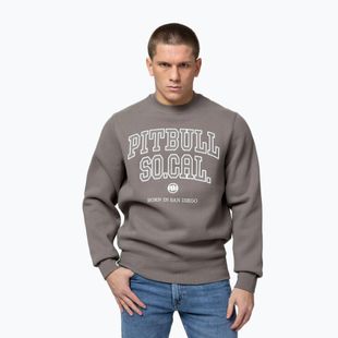 Pánská mikina Pitbull So Cal Crewneck taupe