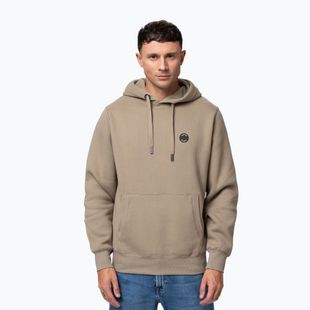 Pánská mikina Pitbull Small Logo Hooded pale sand
