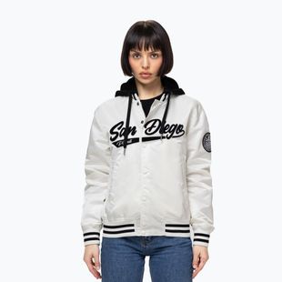 Dámská bunda Pitbull Angela San Diego Hooded Varsity off white