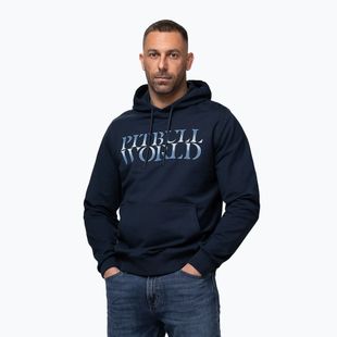 Pánská mikina Pitbull World Sweatshirt Hooded dark navy
