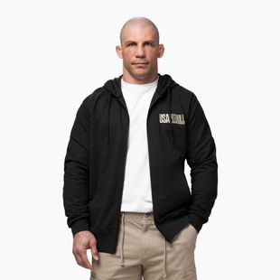 Pánská mikina Pitbull USA Hooded Zip black