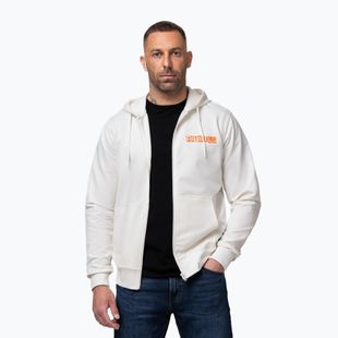 Pánská mikina Pitbull Blacky Sweatshirt Zip Hooded off white