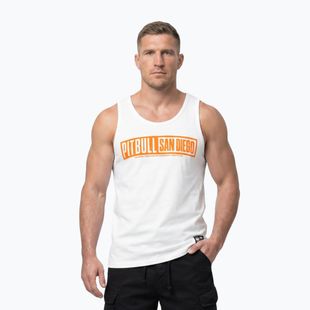 Pánské tričko na lezení Pitbull Eighty Nine Dog Tank Top white