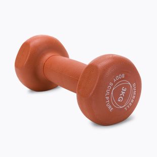 Neoprenová činka Body Sculpture 3 kg oranžová BW 131 3KG