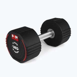 Gumová činka Body Sculpture TPU BW 133 14 kg black