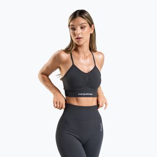 Sportovní podprsenka Carpatree Allure Seamless titanium grey