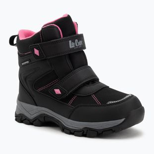 Dětské sněhule Lee Cooper LCJ-25-01-3755K black/fuxia