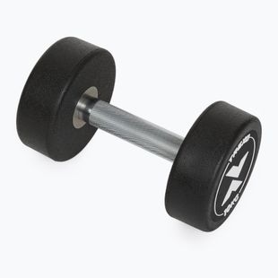 Pogumovaná litinová činka XTREXO Pro 10 kg black
