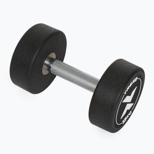 Pogumovaná litinová činka XTREXO Pro 12 kg black