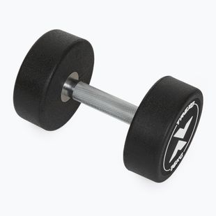 Pogumovaná litinová činka XTREXO Pro 16 kg black