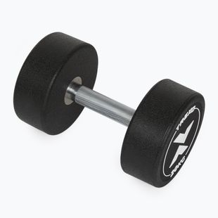 Pogumovaná litinová činka XTREXO Pro 20 kg black