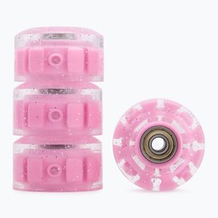 Kolečka k bruslím ATTABO Diamond 4 ks pink
