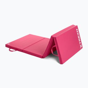 Skládací gymnastická matrace XTREXO 195 x 80 x 5 cm pink