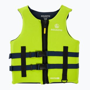 Dětská bezpečnostní vesta AQUASTIC Youth 50N green