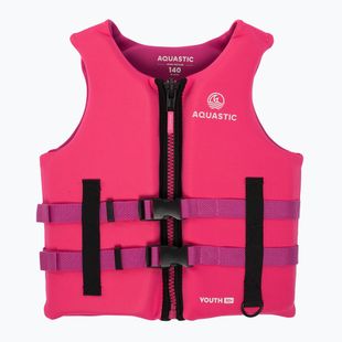 Dětská bezpečnostní vesta AQUASTIC Youth 50N pink