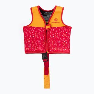 Dětská bezpečnostní vesta AQUASTIC Junior pink/yellow