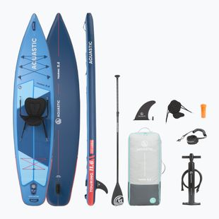 Sada paddleboard SUP nafukovací AQUASTIC Touring 11'6" modrý