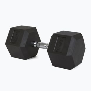 Pogumované činky XTREXO Hex 37,5 kg