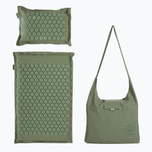 Akupresurní podložka XTREXO ECO s polštářkem TXO-B4Z006-GN green