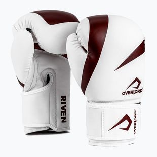Boxerské rukavice Overlord Riven white/red