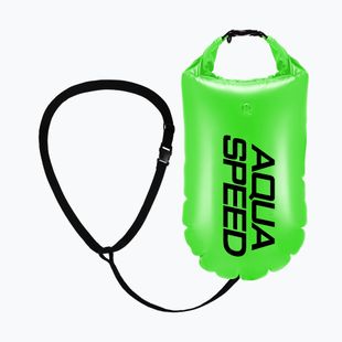 Bezopečnostní plavecká bójka AQUA-SPEED Open Water fluo soft green