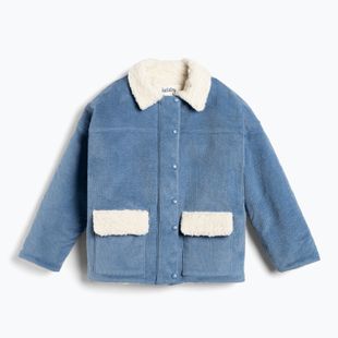 Dětská bunda KID STORY Teddy air blue flowers