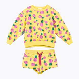 Dětský komplet KID STORY Mikina a Kraťasy  sweet pineapple