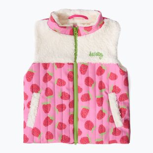 Dětská vesta KID STORY Teddy raspberry blush