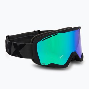 Lyžařské brýle IMX Snow black matt/black/green iridium/brown