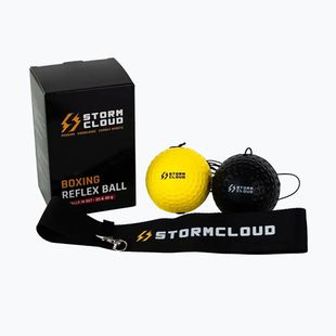 Reflexní míčky StormCloud Reflex Ball Duo yellow/black