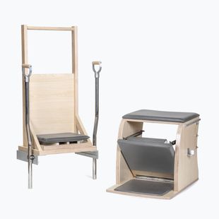 Pilatesové křeslo Innwell Electric Chair - combination Wunda Chair brown/black
