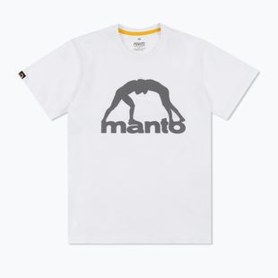 Pánské tričko MANTO Vibe 25 white/grey