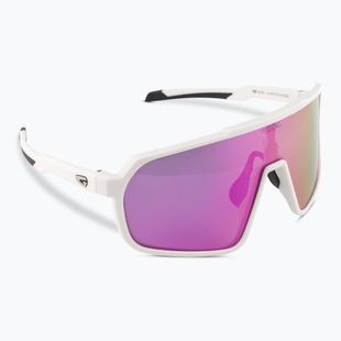 Sluneční brýle GOG Okeanos matt white/black/polychromatic purple-green