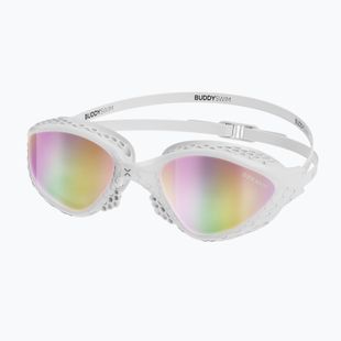 Plavecké brýle BuddySwim OzeanX Mirror white / iridium